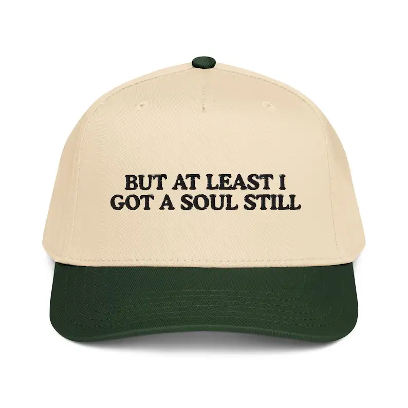 Noah Kahan But At Least I Got A Soul Still – Embroidered Cap – Two-Tone Baseball Hat